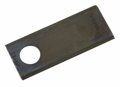 Coltello sinistro piegato con foro Ø 19mm 100x48x3mm adattabile a Pottiger e Class
