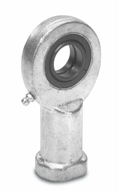 Terminale a snodo femmina per terzo punto Ø 8mm con accoppiamento acciaio su acciaio.