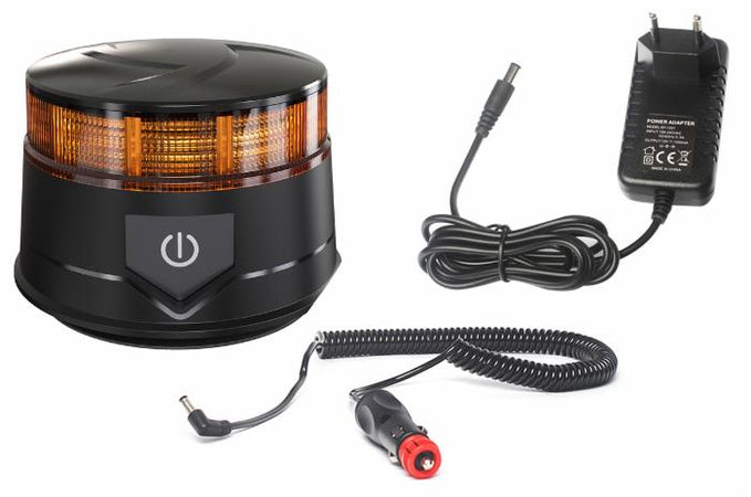 Lampeggiante magnetico LED a batteria 12-24V