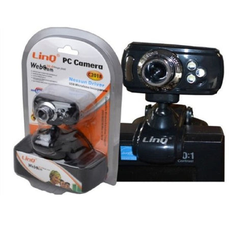 Web Cam Usb Con Microfono Incorporato Mega Pixel C2018 Classe Energetica A+ Pc