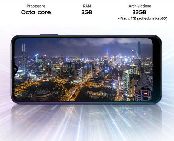 Samsung Galaxy A03, Blu Smartphone 64 Gb Di Memoria Interna, Tripla  Fotocamera, 3 Gb Di Ram - commercioVirtuoso.it