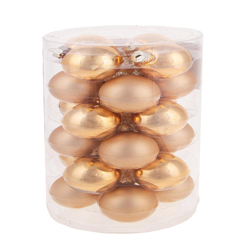 Palline in vetro Champagne lucide e opache per albero di Natale moderno da Ø4 cm set da 24 sfere Casa e cucina/Decorazioni per interni/Addobbi e decorazioni per ricorrenze/Decorazioni natalizie/Addobbi e decorazioni/Palle e palline MagiediNatale.it - Altamura, Commerciovirtuoso.it