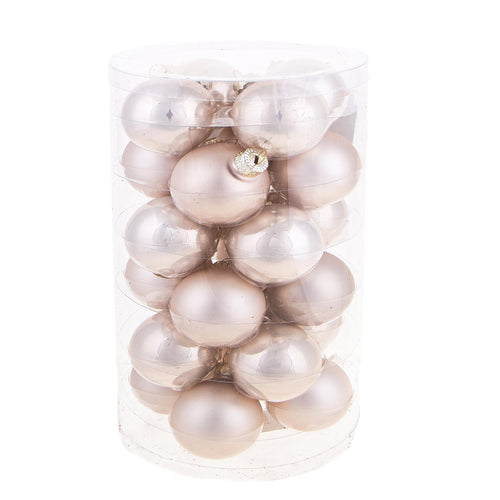 Palline in vetro Crema lucide e opache per albero di Natale moderno da Ø4 cm set da 24 sfere Casa e cucina/Decorazioni per interni/Addobbi e decorazioni per ricorrenze/Decorazioni natalizie/Addobbi e decorazioni/Palle e palline MagiediNatale.it - Altamura, Commerciovirtuoso.it