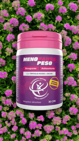 Menopausa peso - integratore naturale per il benessere durante la menopausa  integratore alimentare donna per vampate stanchezza umore 60 cpr -  commercioVirtuoso.it