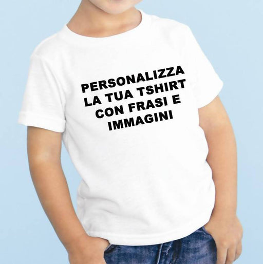 T-shirt personalizzata 100% poliestere Bambino - Bambina -  commercioVirtuoso.it
