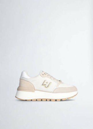 Liujo Sneakers Donna Platform 5cm BA4005PX38001127 SAND (SABBIA) Con Strass Nuova Collezione