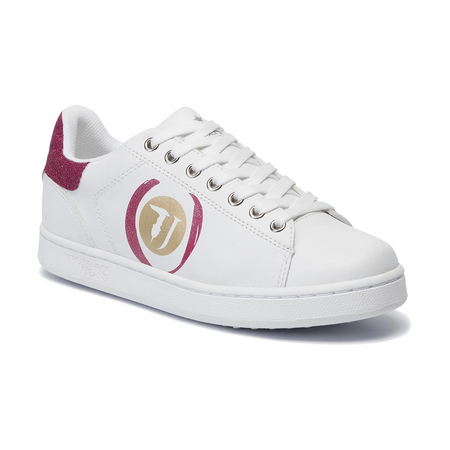 Trussardi Jeans Sneakers Donna Con Logo Glitter