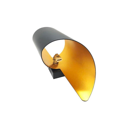 Applique Lampada Da Parete Stile 2 X Attacco Lampadina G9 Nero Oro E53-n Universo