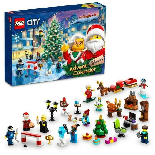 Lego City Calendario Dell'avvento 2023 Con 24 Regali, Babbo Natale