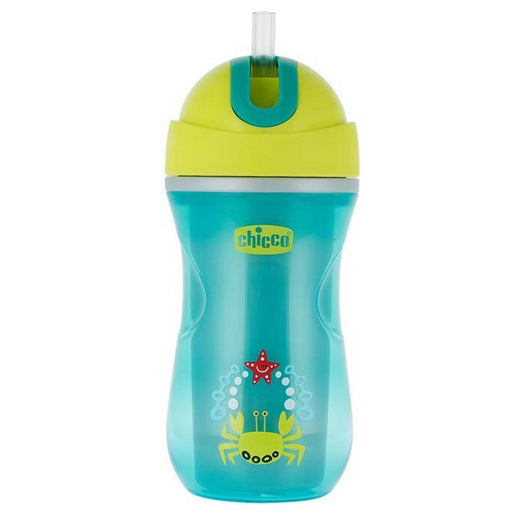 Chicco Sport Cup Bicchiere Antigoccia per Bambini 266 ml Verde