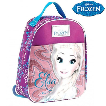 Zainetto Frozen Elsa Disney Asilo Scuola Bambine Tempo Libero Colore Rosa