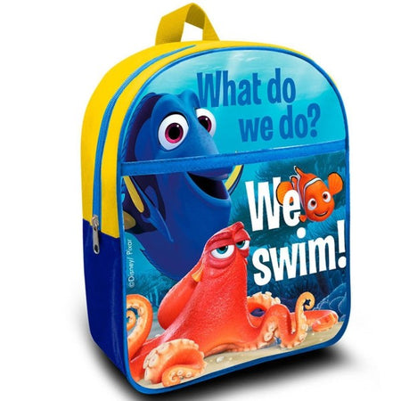 Zaino Nemo Disney Cartone Colore Blu Bambini Asilo Tempo Libero Elementari