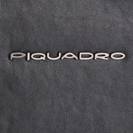 Zaino Piquadro porta pc in pelle e tessuto Brief nero – CA3214BR/N