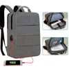 Zaino Zainetto Cartella Per Notebook Pc Portatile 15,6 Con Presa Usb Da Viaggio