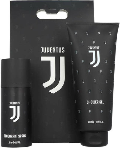 Set Juventus Prodotto Ufficiale (gel Doccia 400ml+deo Spray150ml) Regalo Uomo Juventus Kit Deodorante Spray + Shower Gel