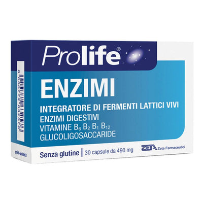 Zeta Farmaceutici Spa Prolife Enzimi 30 Capsule Salute e cura della persona/Vitamine minerali e integratori/Singole vitamine/Multivitamine FarmaFabs - Ercolano, Commerciovirtuoso.it